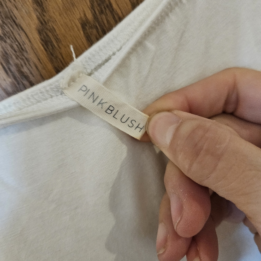 Pinkblush White Off-Shoulder Maxi Dress - Picture 5 of 10